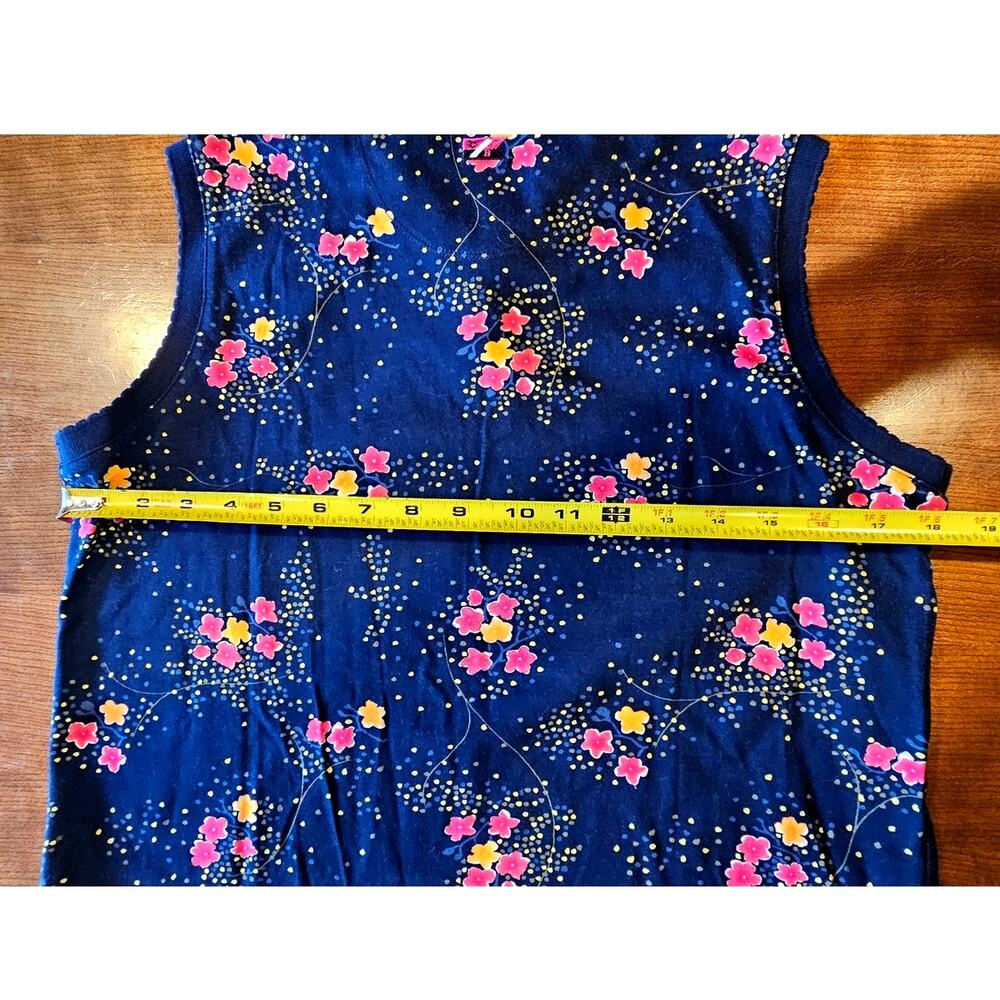 Cutter & Buck Golf Polo, Floral, 100% Cotton, Sleeveless Athleisure Womens Sz M - Picture 5 of 7